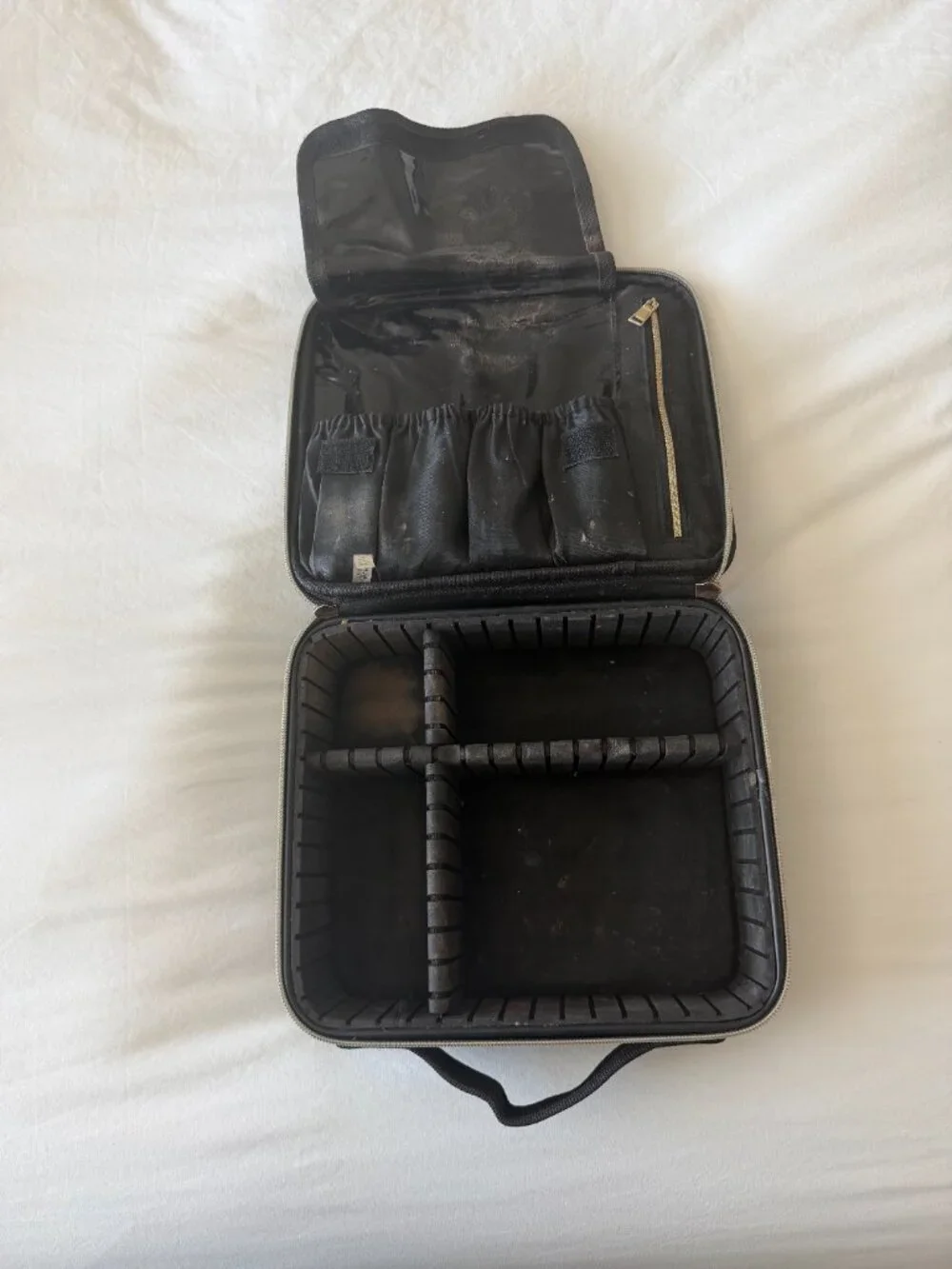 Relavel Professional Makeup Artist Travel Case Organizer Black